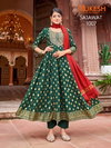 Sajawat By Mukesh Rayon Anarkali Kurti With Bottom Dupatta Wholesalers In Surat
